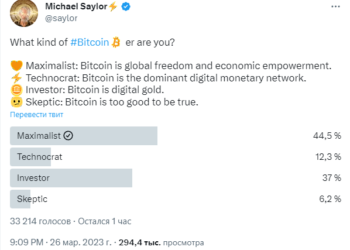 Большинство подписчиков Майкла Сэйлора — биткоин-максималисты