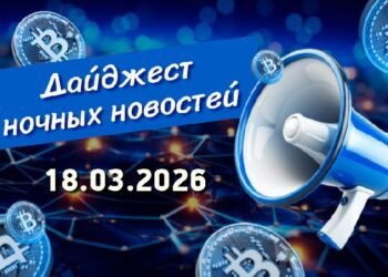 Дайджест криптовалютных новостей за ночь 18 марта 2026 года
