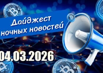 Дайджест криптовалютных новостей за ночь 4 марта 2026 года