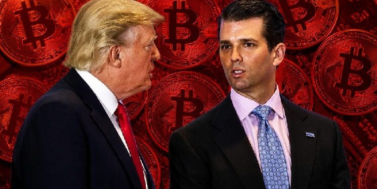 Компания семьи Дональда Трампа перевела очень крупное количество биткоинов (BTC) на централизованную криптовалютную биржу